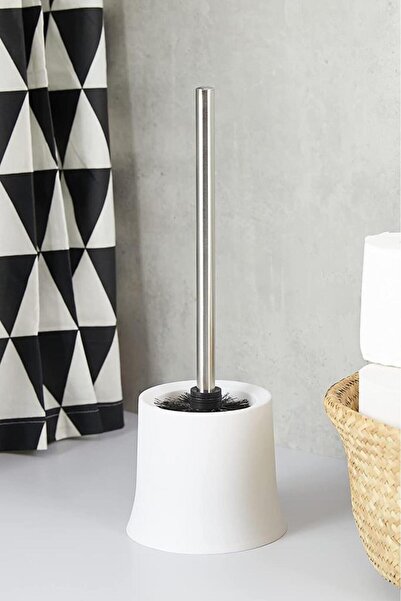 Saban Alb, perie de toaletă inoxidabilă