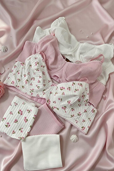 MILANOFOX Z'Lü Bralette & Thong Panty Set - Ribbed Knit Comfort and Elegance Come Together