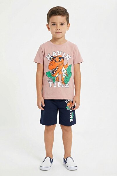 NEWKİDS Костюм за момче с шорти с щампи