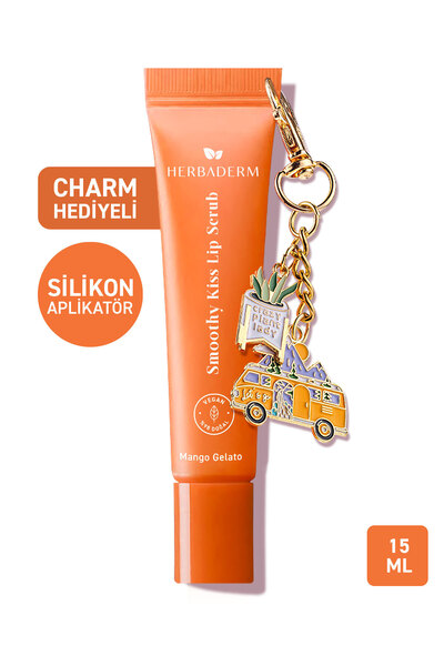 Herbaderm Dudak Peelingi, Lip Scrub-Mango Gelato 15 ml