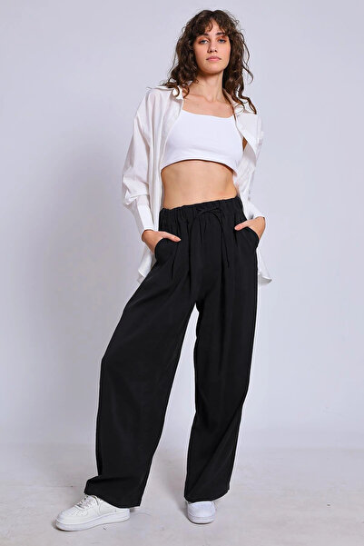 Fast Perry PANTALON ELASTIC NEGRI