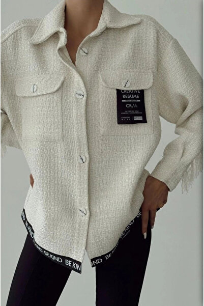 Glam Fashion Košulja od tvida - Detaljna etiketa, Model 24k11654