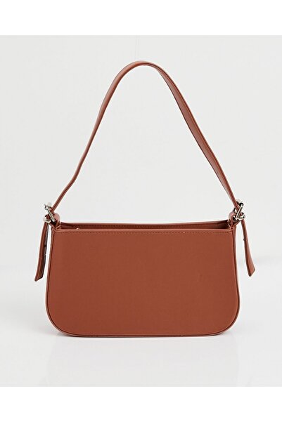 Modamorfo 010172 Geantă de umăr simplă tip baguette - maro