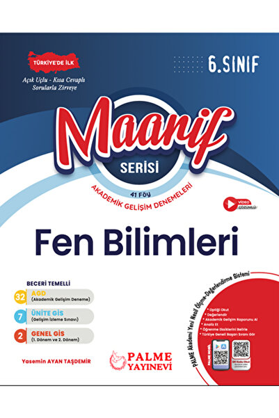 Palme Yayınevi Palme Yayınları 6. Sınıf Maarif Serisi Fen Bilimleri Haftalık ...