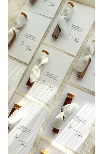 A V Concept 25 Adet Tüpte Türk Kahvesi Kartlı Hediyelik – Söz, Nişan, Nikah, ...