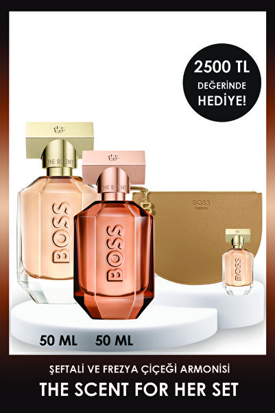 BOSS The Scent For Her EDP 50 ml & The Scent For Her Le Parfum 50 ml Kadın Pa...