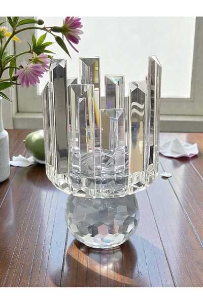 general brand مبخرة وحامل شموع من الكريستال