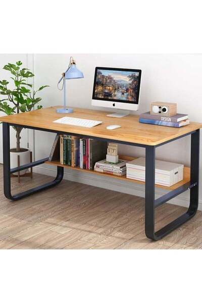 AGD طاولة صغيرة وبسيطة لغرفة الدراسة أو المكتب 100*60*73سم (بني)