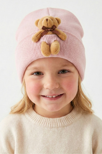 Osha Aksesuar Child's teddy bear beanie