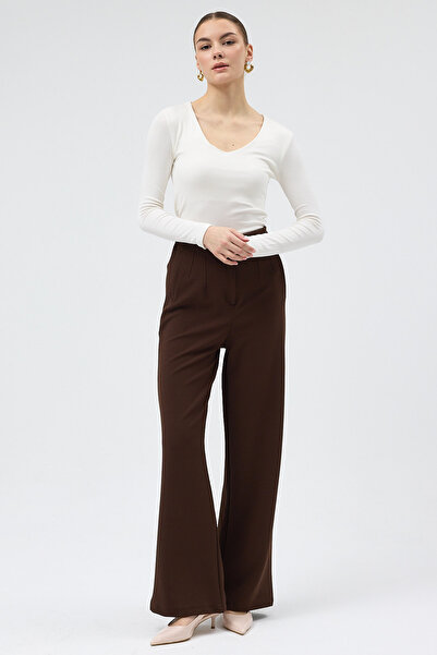 Rays 5012 Hlače sa rajsferšlusom, smeđe