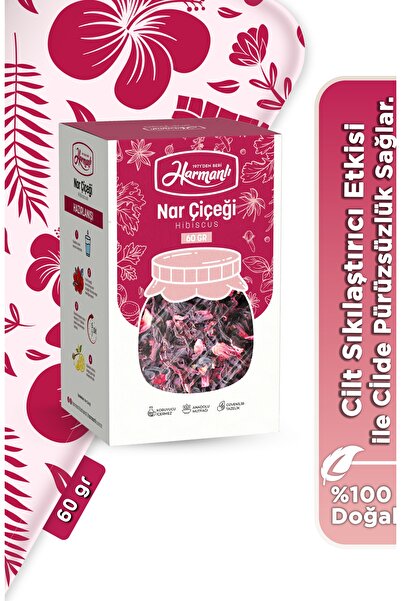60gr Hibiscus Nar Çiçeği Bitki Çayı