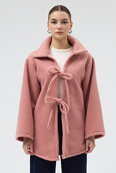 Rays 3101A Front Tie Long Sleeve Jacket Rose