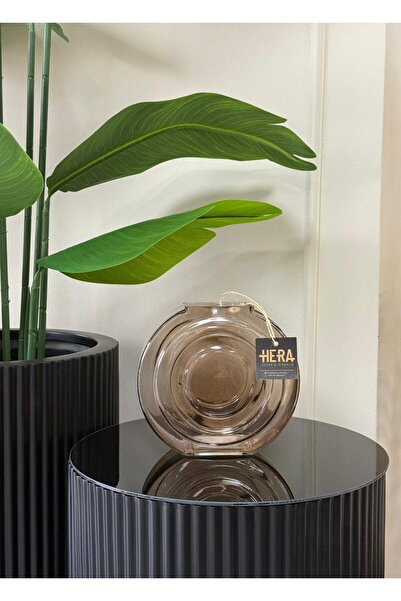 HERA DEKOR Imported Glass Vase 18 cm