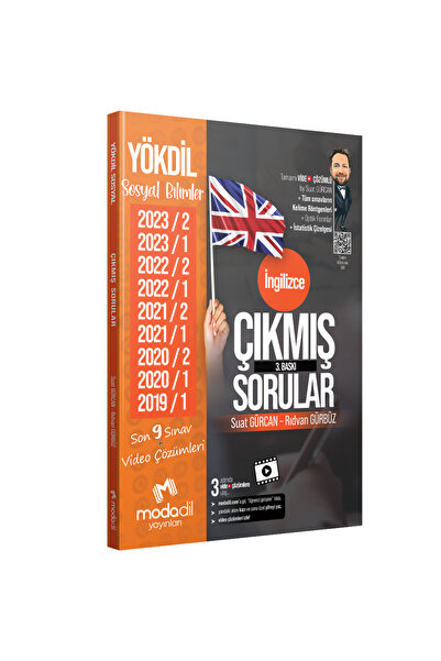 Modadil Yayınları Modadil YÖKDİL Sosyal İngilizce Çıkmış Sorular - Video Çözümlü