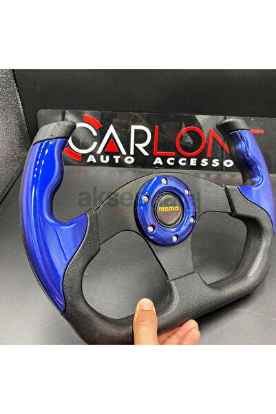 carlone Momo Spor Direksiyon F1 Tesla Model Mavi Renk Momo Tip - Yarış Spor D...