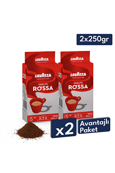 LavAzza Qualita Rossa Öğütülmüş Filtre Kahve 250 G X 2 Adet