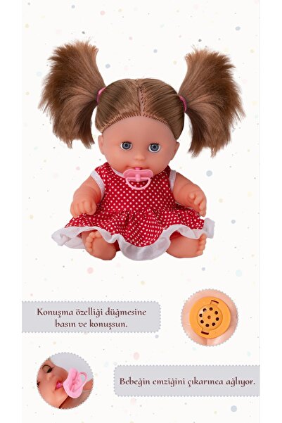 ŞAŞKIN HOUSE SEVİMLİ AĞLAYAN BEBEK OYUN VE UYKU ARKADAŞI & EMZİĞİMİ ALIRSAN AĞLARIM BEBEK & HEDİYELİK