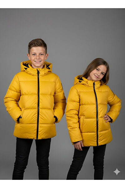 YusGos معطف مبطن بسحاب للأطفال من الجنسين (2-15 سنة) (2-15 سنة)