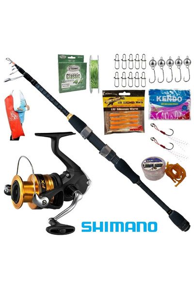 Oslo Shimano Fx 2000 2.28mt 3-16gr Ryuji Rock Fish Tele Lrf Olta Takımı Seti