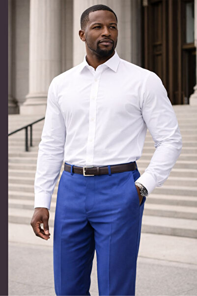 Varetta بنطلون بوليفيسكون مصنوع من نسيج البرلمان للرجال