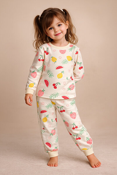 Katia&Bony Σετ πιτζάμες με σχέδια φρούτων για κορίτσια
