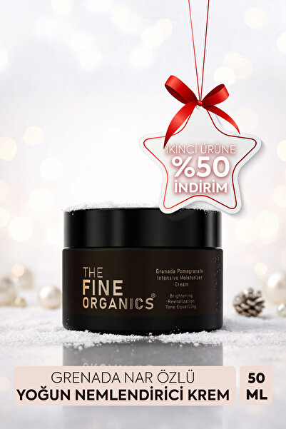 THE FINE ORGANICS Yoğun Nemlendirici Su Bazlı Yüz Kremi 48 Saat Etkili, Aydın...