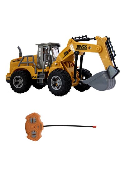 UDATOYS Ekskavatör Şarjlı Uzaktan Kumandalı Kepçe Oyuncak Iş Makinası