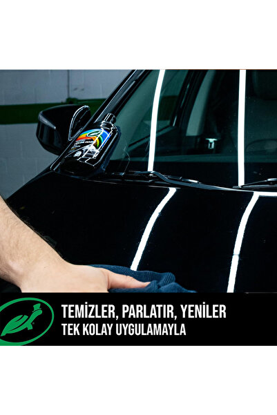 Turtle Wax Siyah Renkli Cila Parlatıcı Koruyucu Temizleyici 500 ml