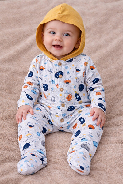 Babyzz Baby Boy Jumpsuit / Hooded Jumpsuit Baby Jumpsuit Space Body Suit