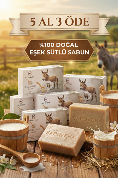 Sapovera Doğal Eşek Sütü Sabunu