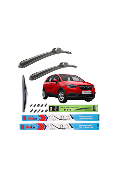 TEAMCAR ®   Lamele ștergătoare pentru Opel Crossland X (2017–2024) – Set complet