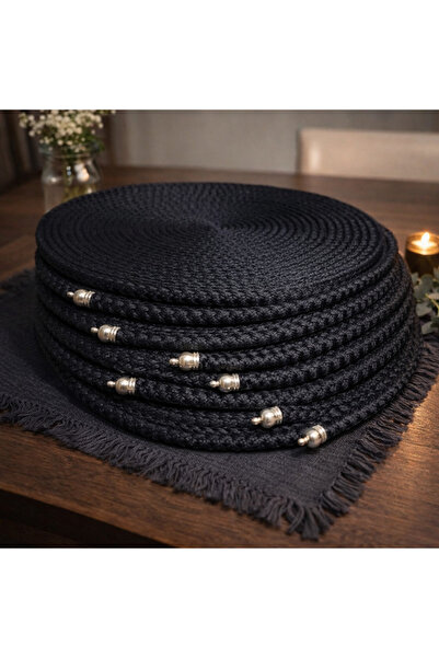 Naspar 6 Adet Siyah Supla 35cm/ Amerikan Servis