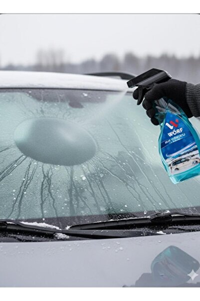 WÖRF Araba Oto Cam Buz Çözücü Sprey Eko Seri Buzlanma Önleyici Sprey 500 ml