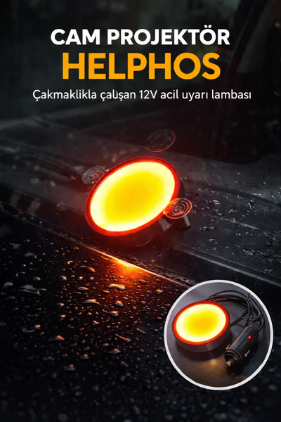 HFGARAJ YENİ TİP CAM PROJEKTÖR HELPHOS VANTUZLU