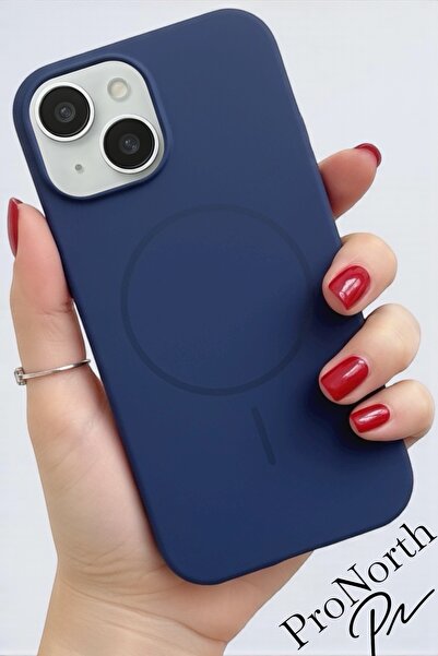 ProNorth İphone 13-14 Uyumlu Kılıf Kablosuz Şarj Destekli Premium Sıvı Siliko...