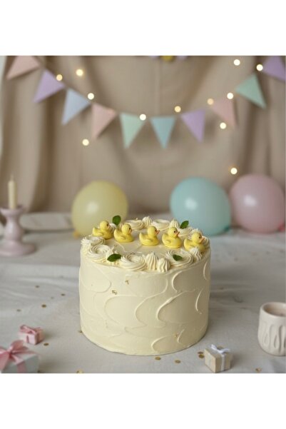 puffy party Ördek Pasta Süsü 🐤 | 5 Adet