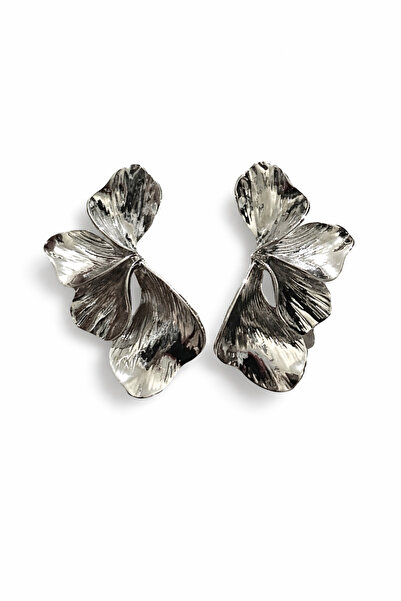 HOUSEKİ أقراط أوراق ثلاثية الأبعاد