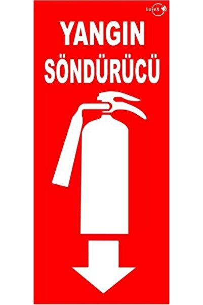 Genel Markalar FOSFORSUZ Yangın Tüpü Söndürme Cihazı Levhası FOLYO BASKI