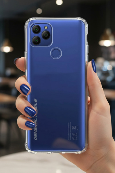 Hatreds General Mobile GM 22 İçin Uyumlu Darbe Emici Yumuşak Ultra İnce Sarar...