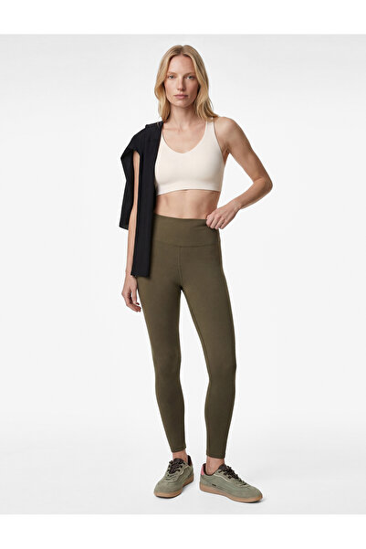 Koton Αθλητικό κολάν με ψηλή μέση Skinny Fit με λεπτομέρεια ραφής Interlock