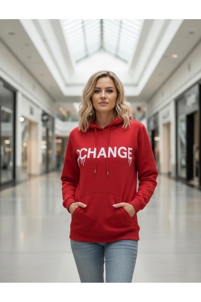 rengamoda Rengastyle Chance з принтом, 3-ниткова тканина, капюшон, світшот (ч...