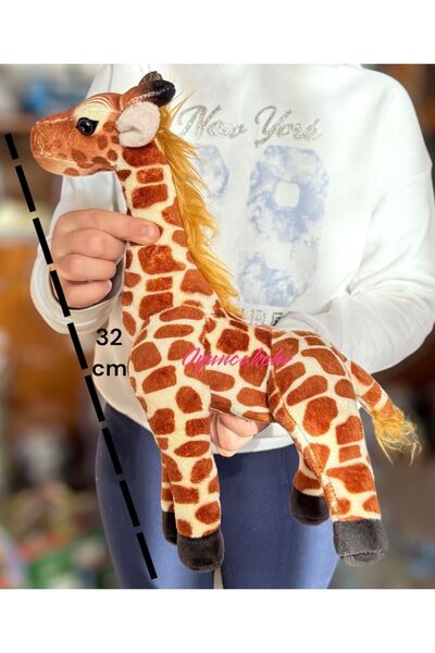 FEN TOYS Zürafa Peluş Oyuncak 32 Cm Uzunluk Ev Dekorasyon