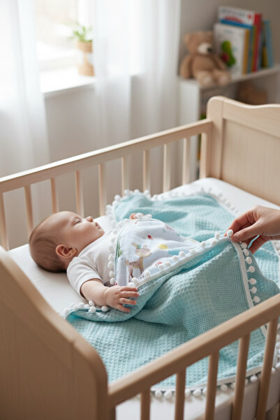 grow with muslin بطانية موسلين قطن 100% بطبقة مزدوجة - متعددة الأغراض (80×100)