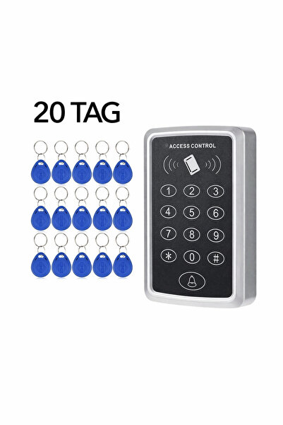 SONEX RFID Şifreli Kapı Kilidi – 15 Adet Proximity Anahtarlık Göstergeç Seti