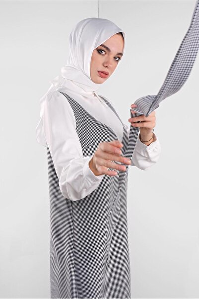 Alvina Tunica cu curea în talie cu model - Houndstooth 41135