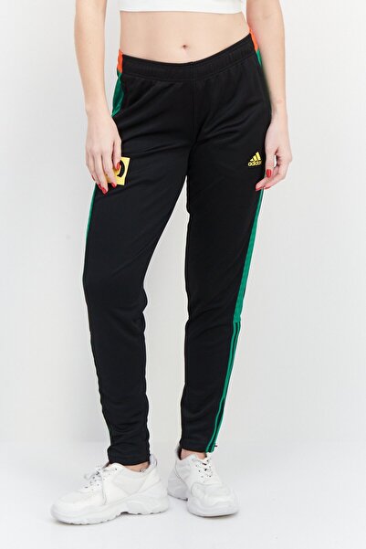 adidas Women Sportswear Fit Brand Logo Training Sweatpants, Black Combo