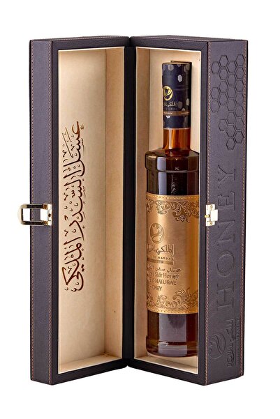 Al Malaky Royal عسل سدر إماراتي - نقي ١٠٠٪، نكهة حلوة، هدية جلدية فاخرة - ١ كجم