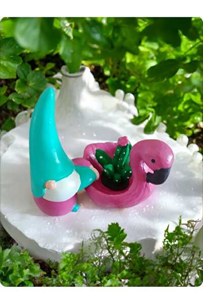 PESA Saksıya asılan gnome şans cücesi süs biblo