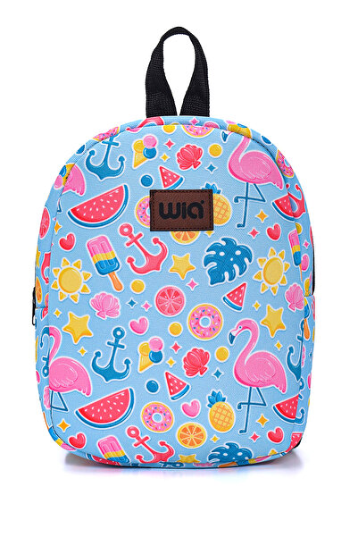 Wia حقيبة حضانة بطباعة ممتعة ومقصورة واحدة