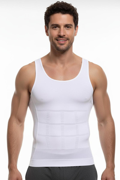FİT WOMEN Corset pentru bărbați, talie, piept, burtă, efect modelator pentru ...